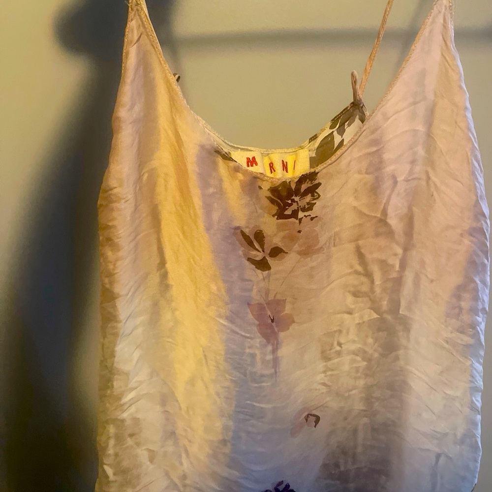 Marni VINTAGE Sheer Lilac Camisole
